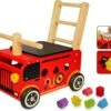 Houten Loopwagen Brandweer Met Blokken - I'm Toy 2 Houten Loopwagen Brandweer Met Blokken - I'm Toy -Winkel Voor Babyproducten 1200x984 7