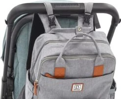 Brisby Slijtvaste Luiertas – Verzorgingstas – Met Buggymontage - Lichtgrijs -Winkel Voor Babyproducten 1200x988 2