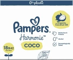 Pampers® Pampers Harmonie Coco - Billendoekjes Met Biologische Kokosolie - 756 Doekjes 18 Pampers® Pampers Harmonie Coco - Billendoekjes Met Biologische Kokosolie - 756 Doekjes -Winkel Voor Babyproducten 1200x989