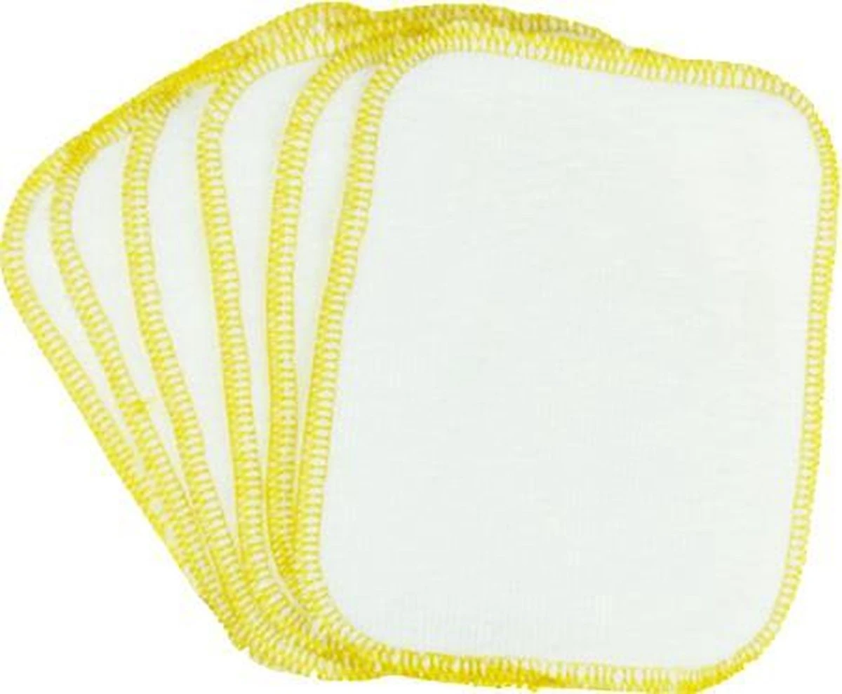 BilliesBox Doekjes - Wasbare Doekjes - Geel 3 BilliesBox Doekjes - Wasbare Doekjes - Geel