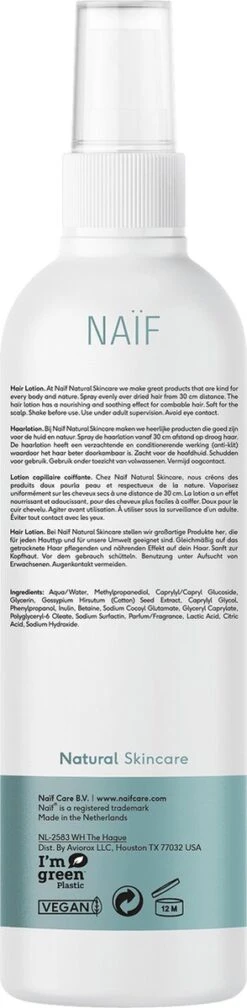 Naïf Easy Styling Haarlotion - Baby En Kind - 150ml - Met Natuurlijke Ingrediënten 19 Naïf Easy Styling Haarlotion - Baby En Kind - 150ml - Met Natuurlijke Ingrediënten -Winkel Voor Babyproducten 294x1200 1