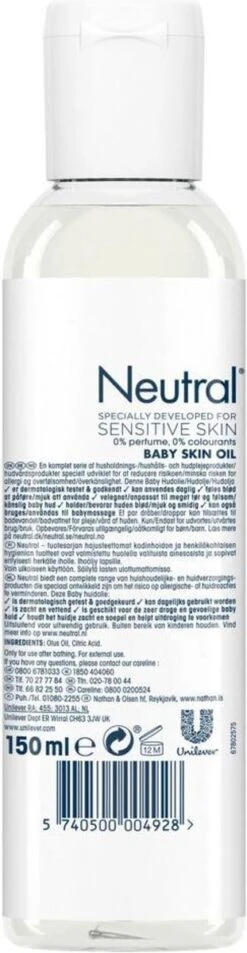 6x Neutral Baby Huidolie 150 Ml 11 6x Neutral Baby Huidolie 150 Ml -Winkel Voor Babyproducten 311x1200