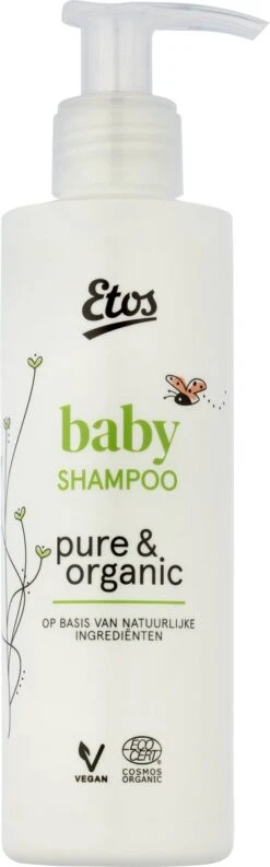 Etos Baby Shampoo - Pure & Organic - Vegan - 4 X 200ML - Voordeelpak 5 Etos Baby Shampoo - Pure & Organic - Vegan - 4 X 200ML - Voordeelpak -Winkel Voor Babyproducten 374x1200 1