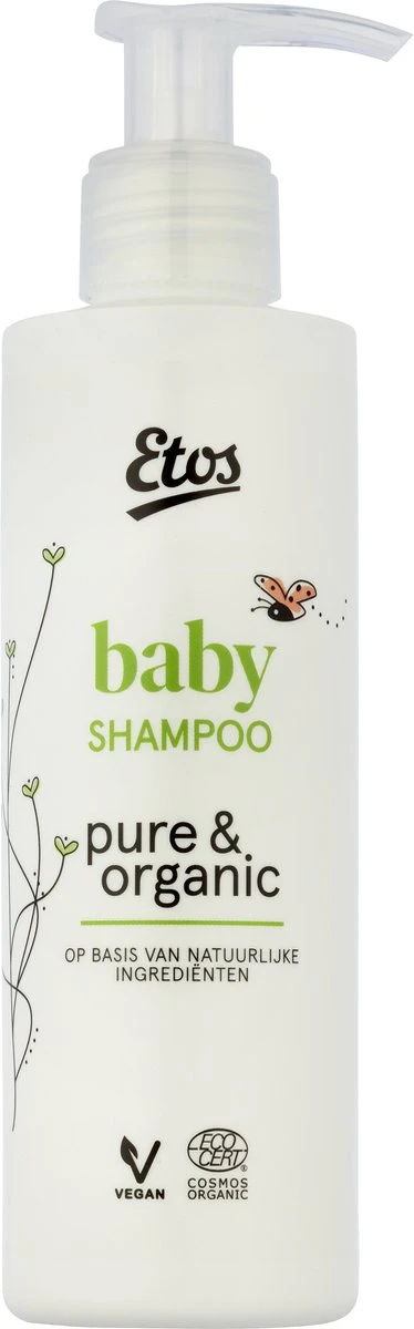 Etos Baby Shampoo - Pure & Organic - Vegan - 4 X 200ML - Voordeelpak 4 Etos Baby Shampoo - Pure & Organic - Vegan - 4 X 200ML - Voordeelpak - Afbeelding 2