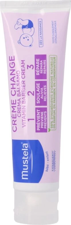 Mustela Bébé Crème Change 1>2>3> - 100 Ml -Winkel Voor Babyproducten 378x1200