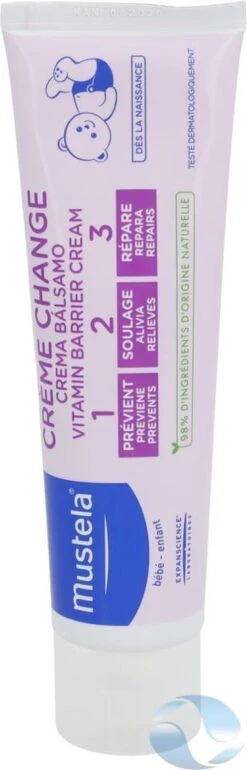Mustela Bébé Crème Change 1>2>3> - 100 Ml -Winkel Voor Babyproducten 385x1200