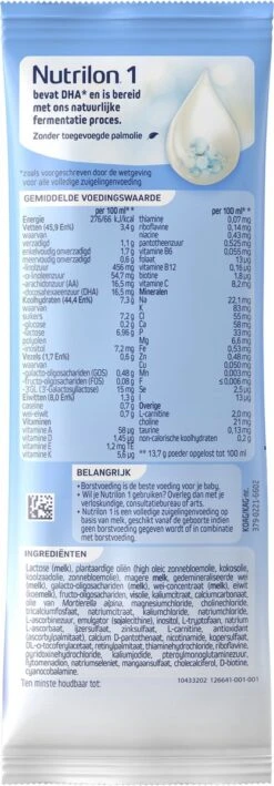 Nutrilon 1 Volledige Zuigelingenvoeding – Flesvoeding Vanaf De Geboorte – 3 Sachets -Winkel Voor Babyproducten 418x1200 2
