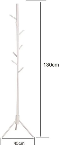 Kapstok Kinderkamer - Staande Kinderkapstok - 130 Cm Hoog - Wit -Winkel Voor Babyproducten 492x1200 1