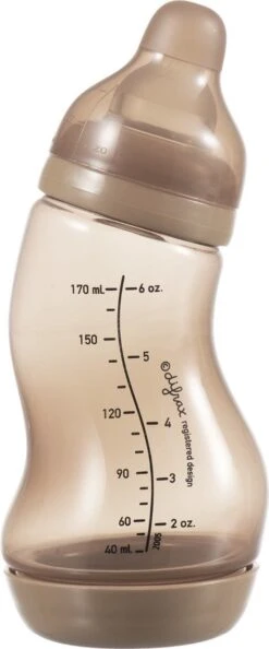 Difrax - S-Fles Natural - Babyfles Bruin- 0+ Maanden - 170ml -Winkel Voor Babyproducten 499x1200 1