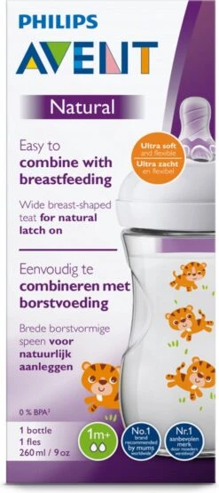 Philips Avent Natural Babyfles - SCF070/20 Babyfles (1m+) Voor Langzame Toevoer - 1x 23 Philips Avent Natural Babyfles - SCF070/20 Babyfles (1m+) Voor Langzame Toevoer - 1x -Winkel Voor Babyproducten 534x1200 3