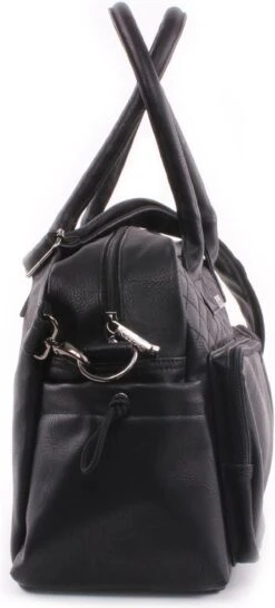 Kidzroom Vision Of Love Luiertas - Zwart - Verschoonmatje - Verstelbare Schouderband -Winkel Voor Babyproducten 543x1200 2