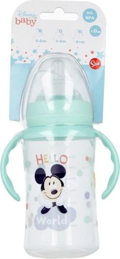 Disney Mickey Mouse - Baby Drinkfles - Met Handgrepen -Winkel Voor Babyproducten 555x1200 1