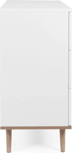 Finori Ladekast Göteborg 1 Wit En Sonoma Eikenkleurig -Winkel Voor Babyproducten 568x1200