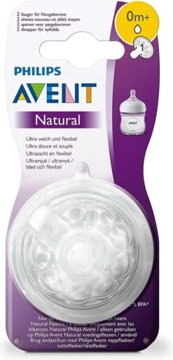 Philips Avent SCF041/27 Natural Speen - 0m+ - 2stuks -Winkel Voor Babyproducten 578x1200 3