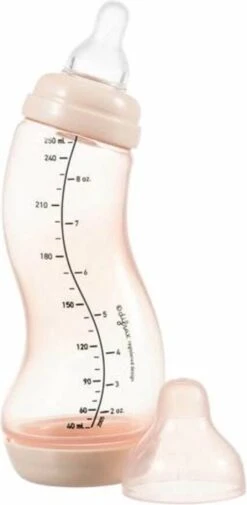 Difrax Anti-Colic S-Babyfles Natural - 250 Ml - Blossom/Roze -Winkel Voor Babyproducten 587x1200 3