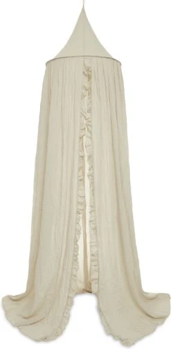 Jollein Baby Klamboe Vintage Ruffle 245cm - Nougat