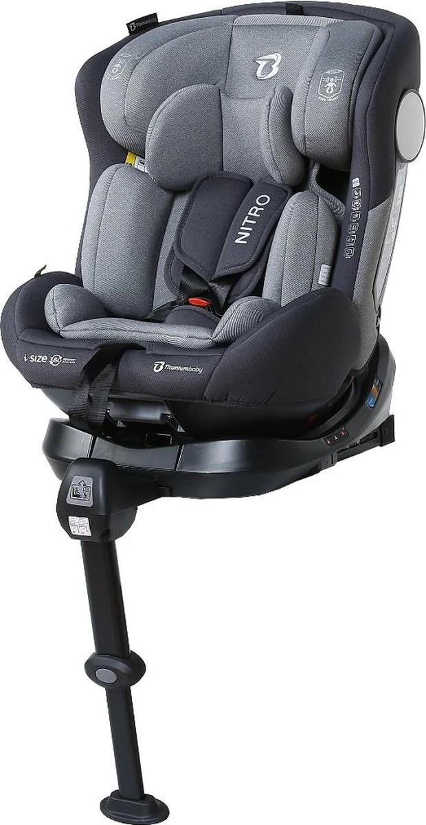 Autostoel Titanium Baby Nitro I-Size 360° 0-1-2-3 Isofix Rotation Grey 12 Autostoel Titanium Baby Nitro I-Size 360° 0-1-2-3 Isofix Rotation Grey - Afbeelding 10
