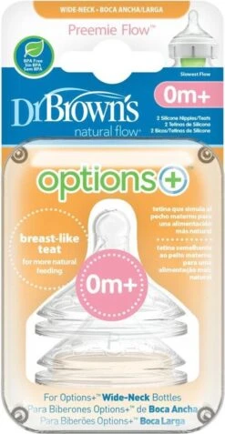 Dr. Brown's Options+ Anti-colic Speen Prematuur - Voor Brede Halsfles - 2 Stuks -Winkel Voor Babyproducten 621x1200 3
