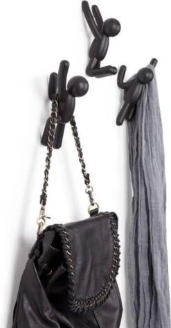 Umbra Kapstok Wandhaak - Buddy Set Van 3 - Zwart -Winkel Voor Babyproducten 626x1200 1