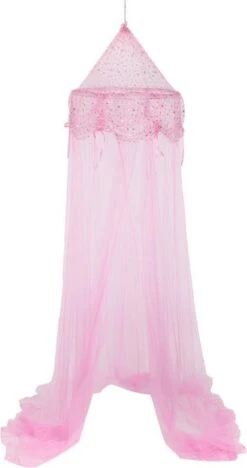 Merkloos Decopatent® Prinsessen Klamboe Kinderkamer - Klamboe Baby Kamer - Klamboe 1 Persoons - Voor Boven Bed - Roze - 60 X 60 X 250 Cm -Winkel Voor Babyproducten 633x1200 1