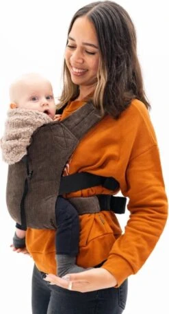 Bykay - Draagdoeken - Cover - Teddy Taupe - Winter Edition -Winkel Voor Babyproducten 648x1200