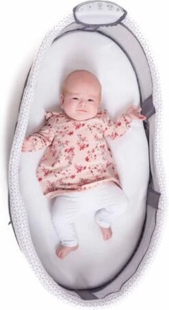 Bo Jungle B-Baby Co-sleeper Wieg Met Licht - Grey -Winkel Voor Babyproducten 655x1200 1