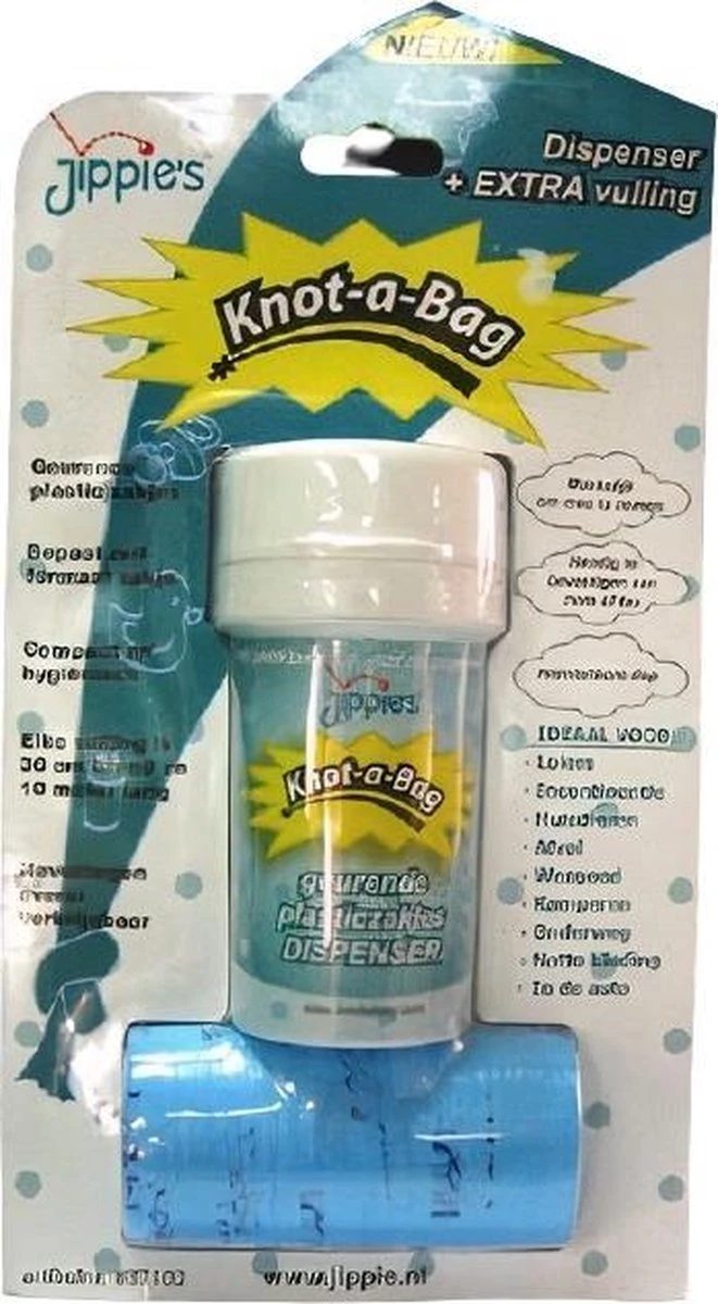 Jippie's Wegwerp Luierzakje (dispenser + Navulling) - Transparant 3 Jippie's Wegwerp Luierzakje (dispenser + Navulling) - Transparant