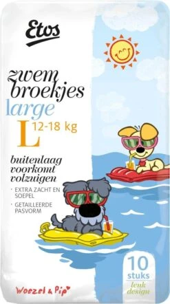 Etos Woezel & Pip Zwembroekjes - 60 Stuks (6 X 10 Stuks) - Large Zwemluiers