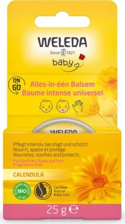 Weleda Calendula Alles-In-Één Balsem - 25g -Winkel Voor Babyproducten 672x1200
