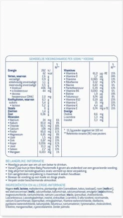 Hero Baby Peutermelk 4 (2+ Jaar) - 3 X 700gr - Babyvoeding 4 - Peutermelk - Met Melkvet - Palmolie Vrij -Winkel Voor Babyproducten 677x1200 3
