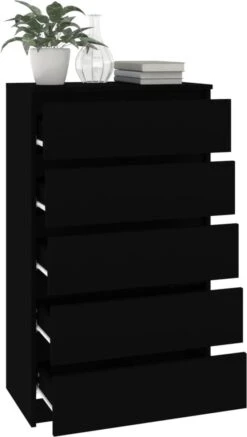 VidaXL Ladekast 60x36x103 Cm Bewerkt Hout Zwart -Winkel Voor Babyproducten 679x1200 2