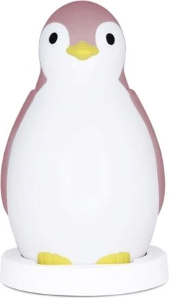 Zazu Pam Slaaptrainer - Pinguin - Met Bluetooth Speaker En Nachtlamp Functie - Roze