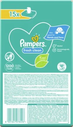 Pampers® Pampers - Fresh Clean - Billendoekjes - 3600 Doekjes - 45 X 80 -Winkel Voor Babyproducten 688x1200