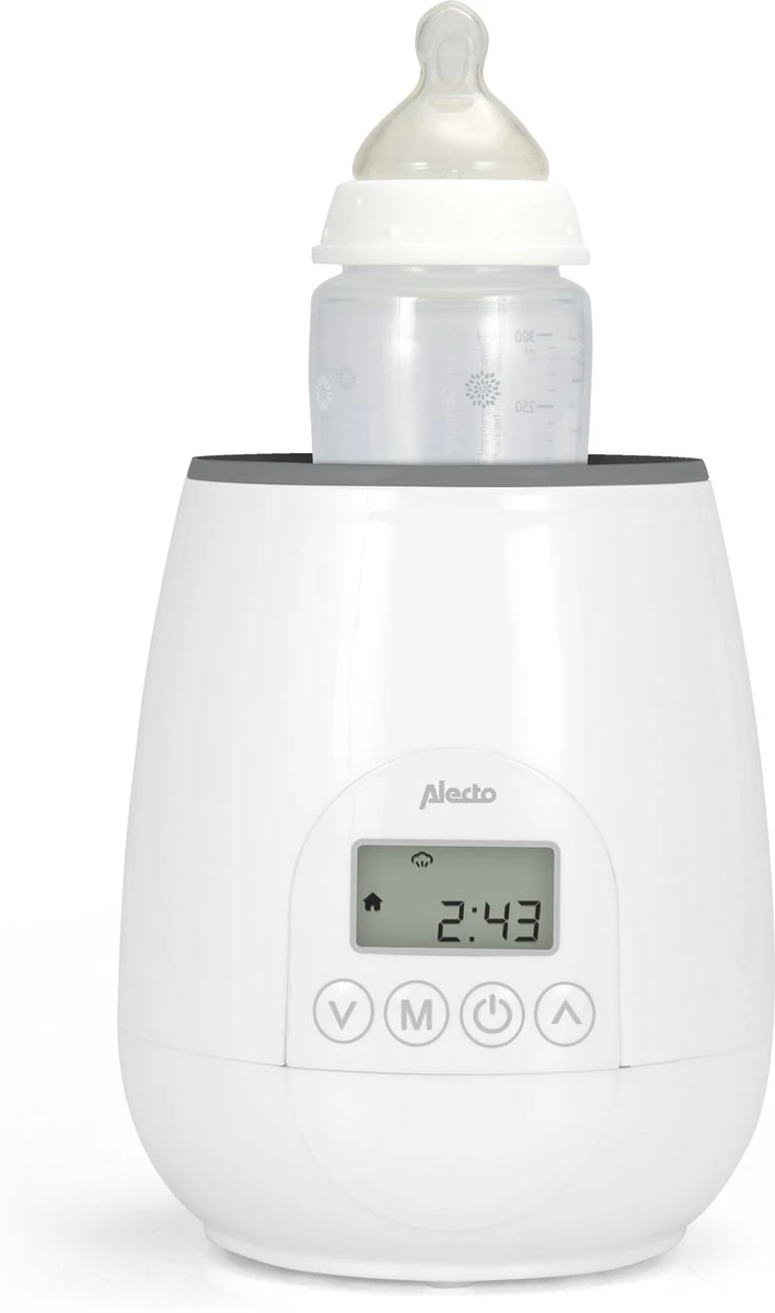 Alecto BW-700 - Snelle Digitale Flessenwarmer 500W Voor Opwarmen, Steriliseren En Ontdooien - Inclusief Stoomkap - Bediening Via Display - Wit 16 Alecto BW-700 - Snelle Digitale Flessenwarmer 500W Voor Opwarmen, Steriliseren En Ontdooien - Inclusief Stoomkap - Bediening Via Display - Wit - Afbeelding 14