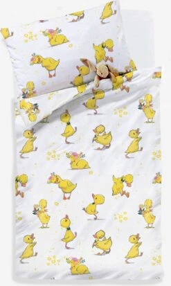 Decoware® Ledikant Dekbedovertrek Eendjes - Katoen Renforce - 100x135 Cm - 40x60 Cm -Winkel Voor Babyproducten 717x1200 1