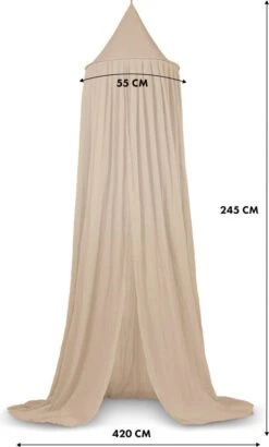 Deryan Baby Klamboe Vintage 245cm - Kinderklamboe - Hemeltje- Nougat 19 Deryan Baby Klamboe Vintage 245cm - Kinderklamboe - Hemeltje- Nougat -Winkel Voor Babyproducten 723x1200