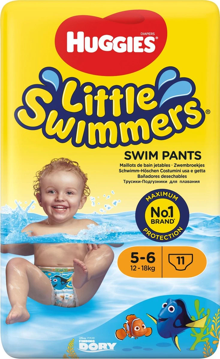 Huggies Little Swimmers - Zwemluiers - Maat 5/6 - (12 Tot 18 Kg) - Voordeelverpakking - 33 Stuks 9 Huggies Little Swimmers - Zwemluiers - Maat 5/6 - (12 Tot 18 Kg) - Voordeelverpakking - 33 Stuks - Afbeelding 7