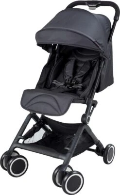 X Adventure Compact Buggy / Plooibuggy Jumpy - Automatisch Opvouwen - Verstelbare Rugleuning -Zwart