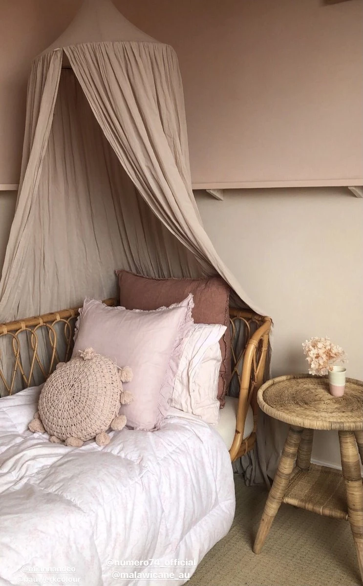 Deryan Baby Klamboe Vintage 245cm - Kinderklamboe - Hemeltje- Nougat 7 Deryan Baby Klamboe Vintage 245cm - Kinderklamboe - Hemeltje- Nougat - Afbeelding 5