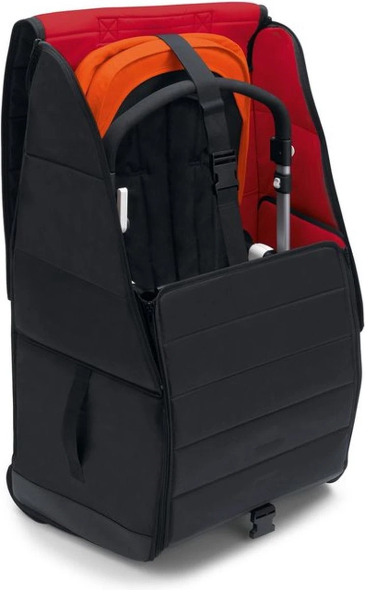 Bugaboo Comfort Transporttas - Zwart / Rood 4 Bugaboo Comfort Transporttas - Zwart / Rood - Afbeelding 2
