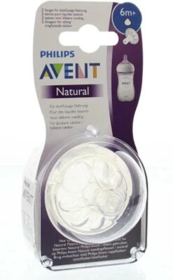 Philips Avent SCF046/27 Natural Speen - 6m+ - 2stuks -Winkel Voor Babyproducten 744x1200 3