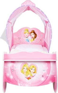 Disney Princess - Koetsbed - Met Led Verlichting - Roze -Winkel Voor Babyproducten 752x1200 3