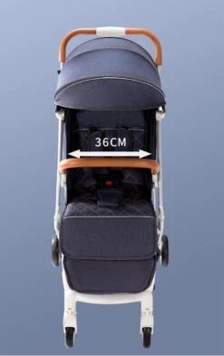 WOOSH New Buggy - Zwart - One Hand Folding - 3 Slaapstanden - Wandelwagen Tot 25 Kg - Regenhoes - Bekerhouder - Muggennet -Winkel Voor Babyproducten 754x1200 5