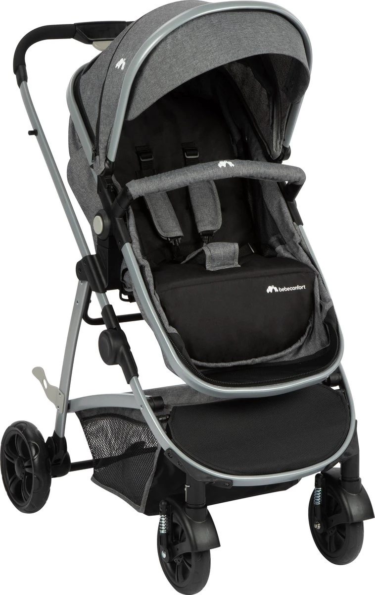 Bebeconfort Hello 2-in-1 Kinderwagen - Inclusief Reiswieg - Black Chic 3 Bebeconfort Hello 2-in-1 Kinderwagen - Inclusief Reiswieg - Black Chic