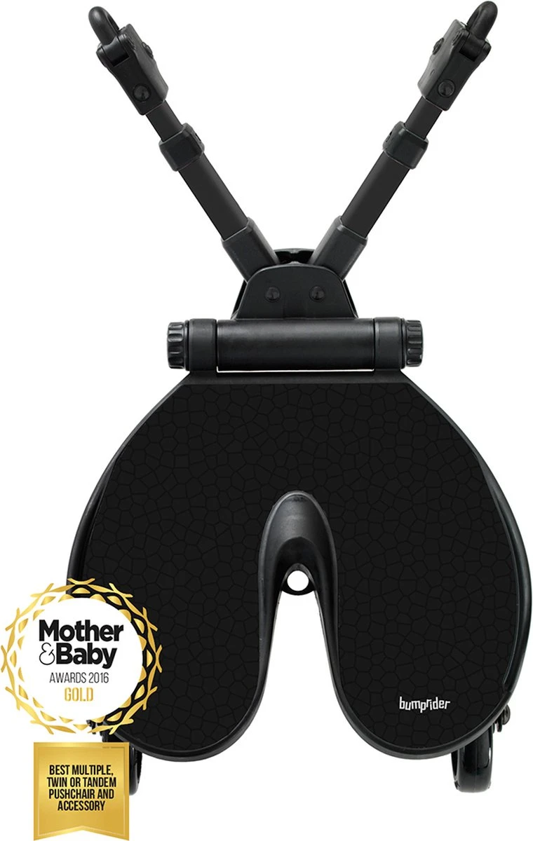 Bumprider - Universeel Meerijdplankje - Zwart 4 Bumprider - Universeel Meerijdplankje - Zwart - Afbeelding 2