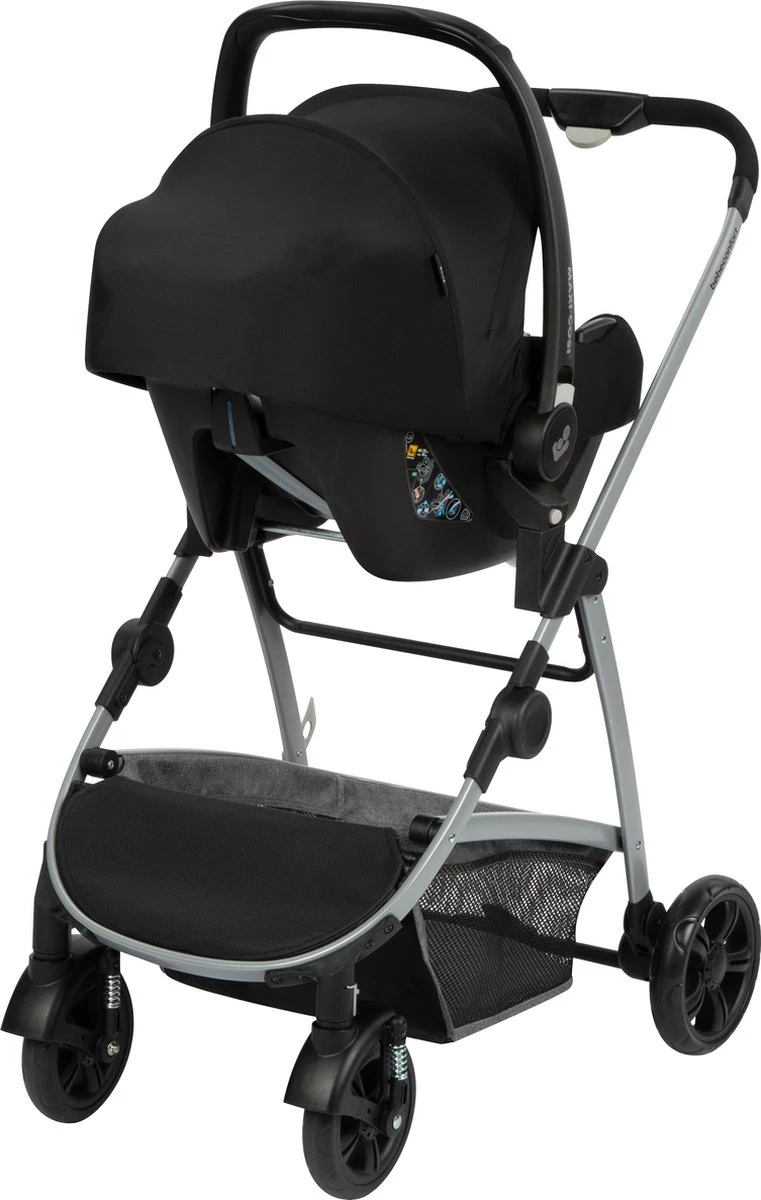 Bebeconfort Hello 2-in-1 Kinderwagen - Inclusief Reiswieg - Black Chic 5 Bebeconfort Hello 2-in-1 Kinderwagen - Inclusief Reiswieg - Black Chic - Afbeelding 3