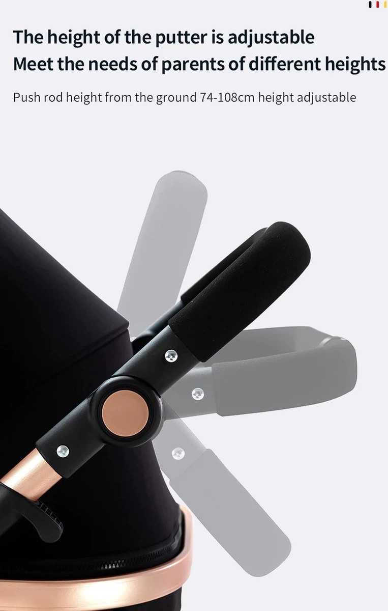 Luxe Kinderwagen 3 In 1 - Wandelwagen - Kinderwagen 3-in-1 Incl Autostoel - Kinderwagen Maxi Cosi – Buggy 3 In 1 - Newborn - Grijs 8 Luxe Kinderwagen 3 In 1 - Wandelwagen - Kinderwagen 3-in-1 Incl Autostoel - Kinderwagen Maxi Cosi – Buggy 3 In 1 - Newborn - Grijs - Afbeelding 6