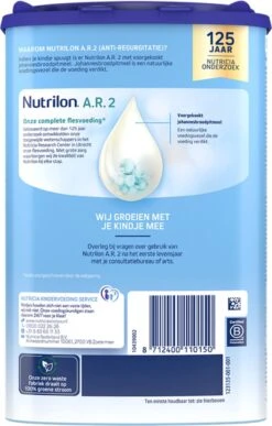 Nutrilon A.R. 2 – Flesvoeding Bij Spugen Vanaf 6 Maanden – 800g -Winkel Voor Babyproducten 766x1200 3