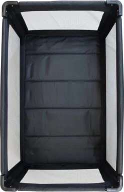 Deryan Luxe Campingbed Compleet - 120x60cm - Bodemverhoger - Verschoonblad - Opbergmand - Zwart -Winkel Voor Babyproducten 774x1200 9