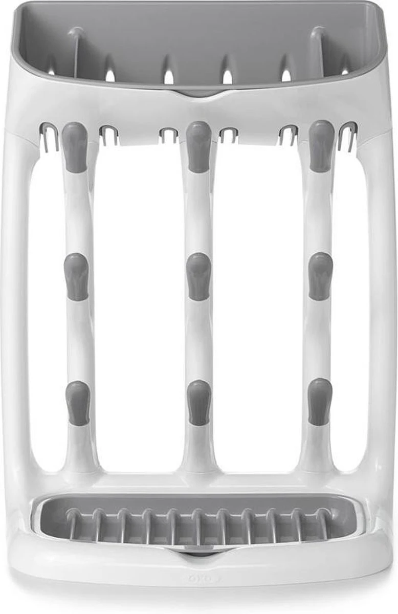 OXO Tot Flessendroogrek Baby - Compact Flessenrek - Flessenrek Baby - Afdruiprek Babyfles - Droogrek Flessen Baby -Grey 7 OXO Tot Flessendroogrek Baby - Compact Flessenrek - Flessenrek Baby - Afdruiprek Babyfles - Droogrek Flessen Baby -Grey - Afbeelding 5